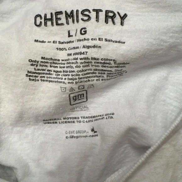 Chemistry Men’s Chevrolet T-Shirt - Picture 3 of 3